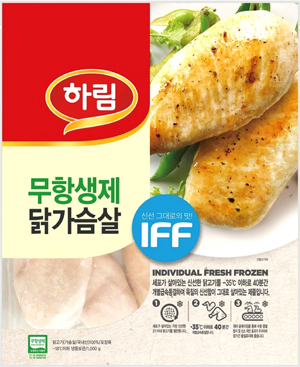 ㈜하림의 ‘무항생제 IFF 닭가슴살’.