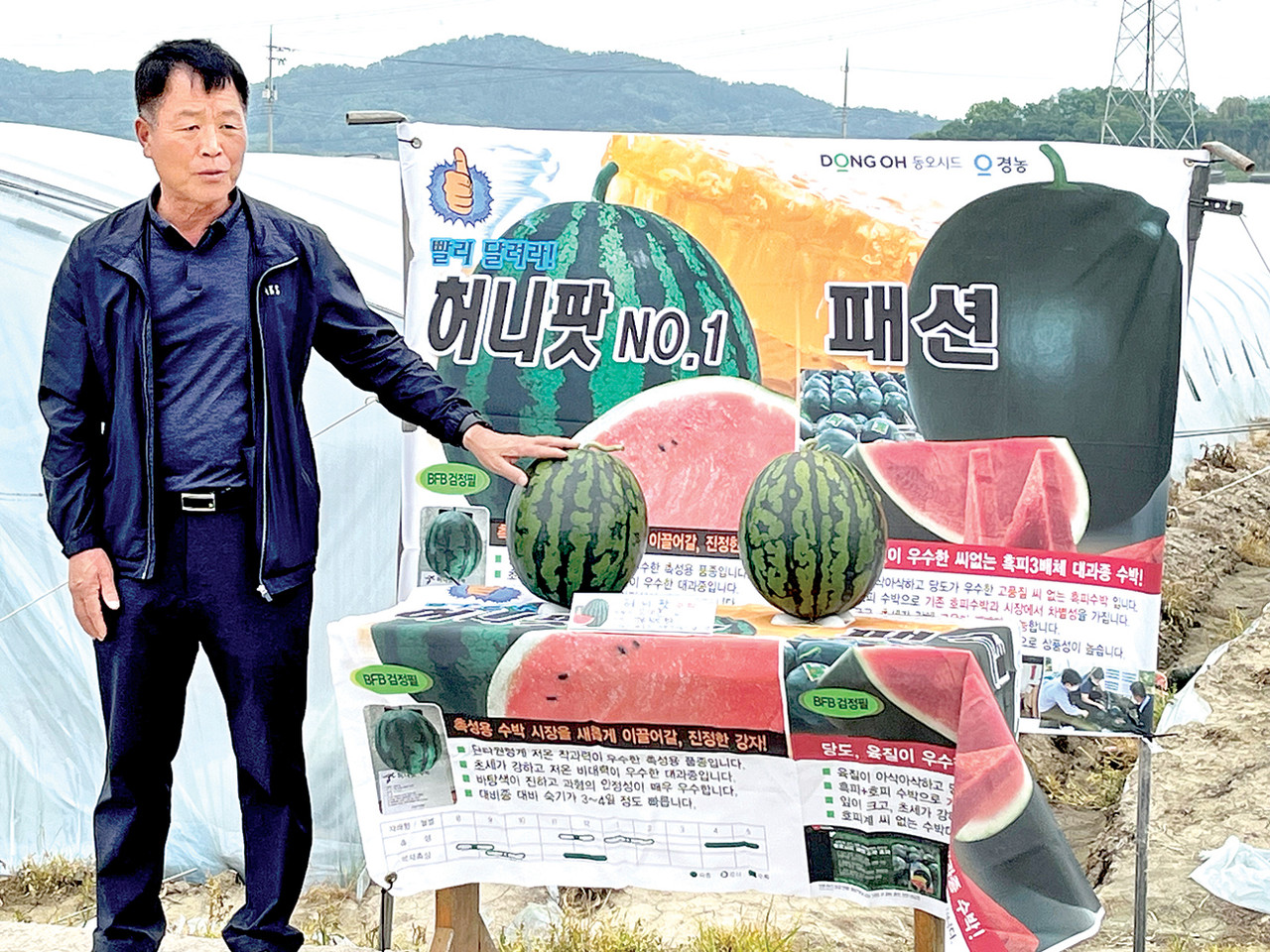 강대훈 함안군 생산자협의회장은 이날 품평회 참여농가들에게 허니팟 NO.1 품종 재배 경험을 공유했다. 