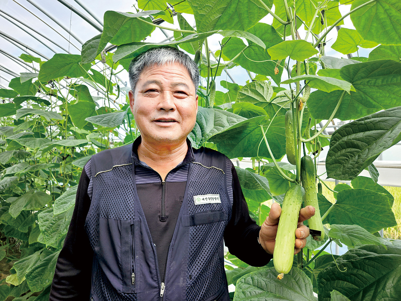 박노창(63) 한국후계농업경영인대전광역시연합회 수석부회장은 정직한 땀을 통한 고품질 농작물 생산을 약속했다.