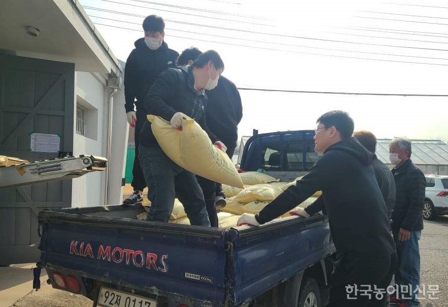 경북도농업기술원이 종자 저장창고에서 자체 개발한 우량 쌀 종자를 보급하고 있다