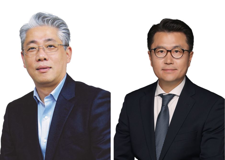 박준식 신임 법인장(왼쪽), 윤치환 북미법인 경영총괄
