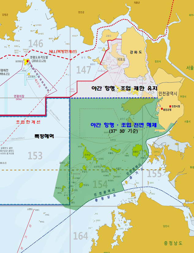 인천·경기지역 연안, 44년 만에 야간 조업 허용