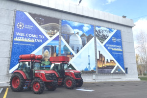 TYM launches demonstration of 'CNG tractor' with Uzbekistan Ministry of Agriculture